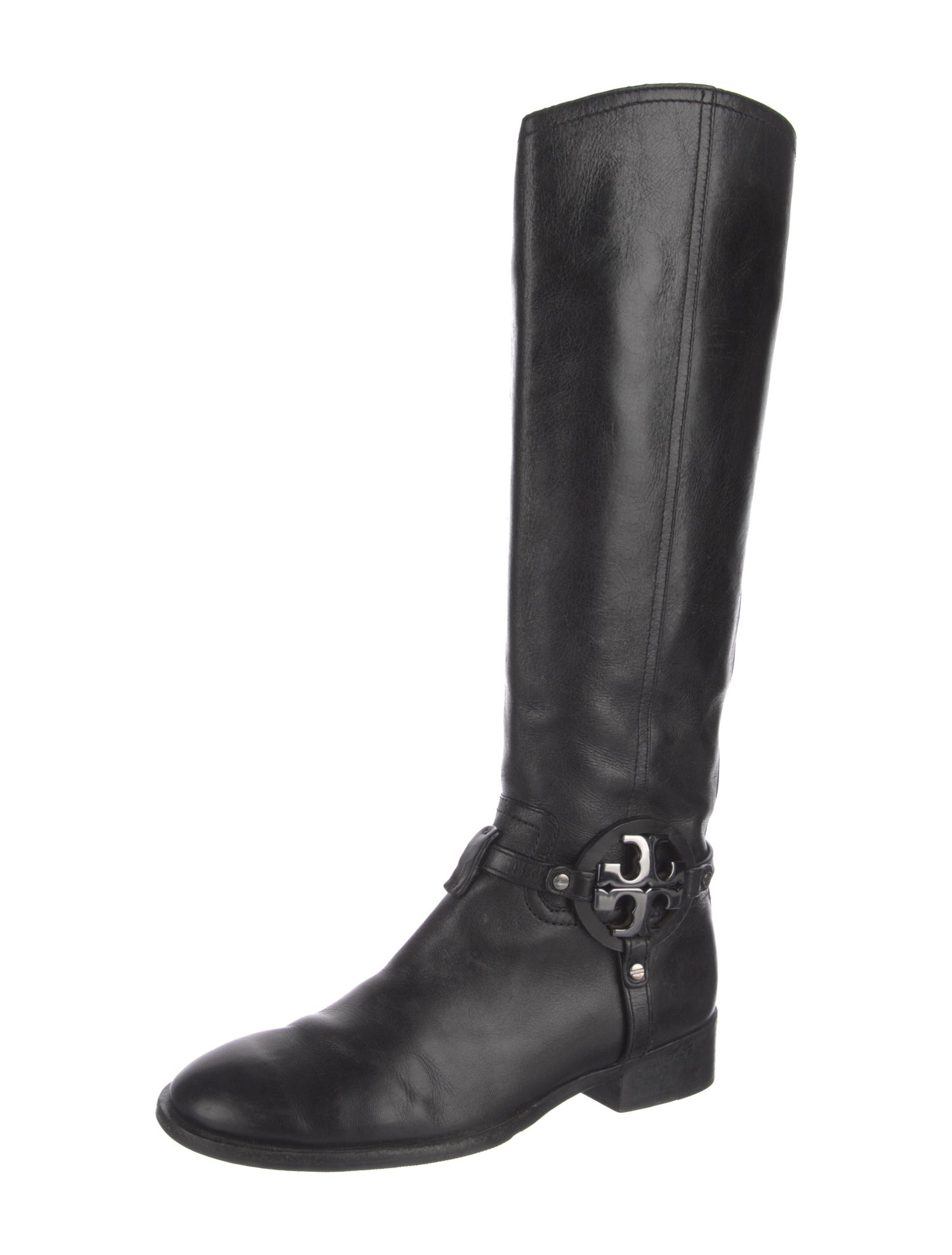 Tory Burch Leather Riding Boots