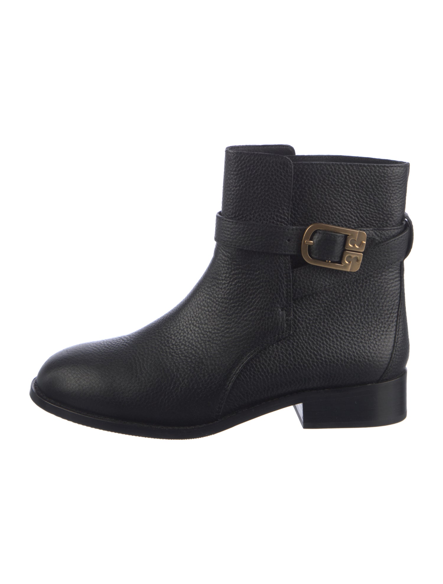 Tory Burch Leather Moto Boots