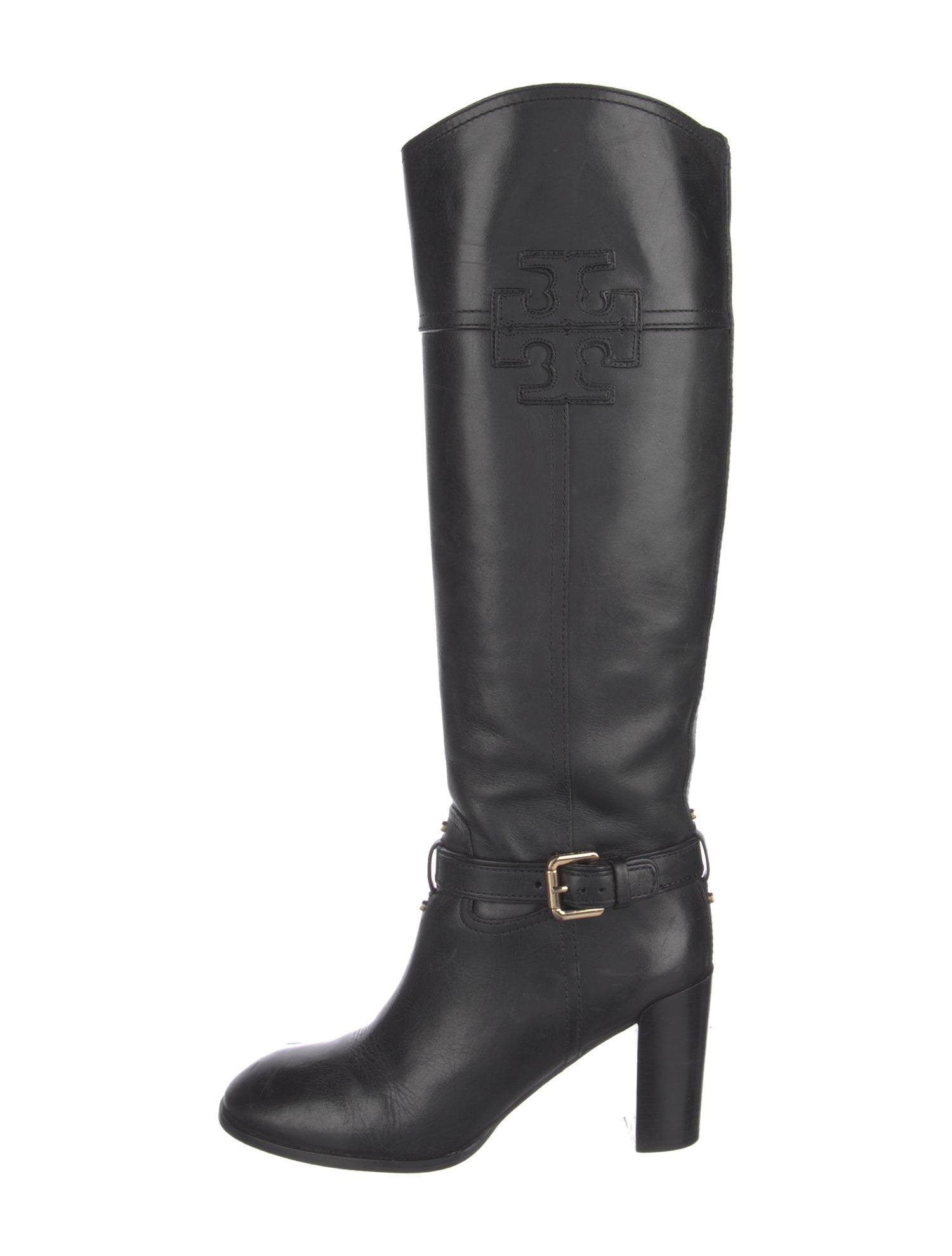 Tory Burch Leather Riding Boots