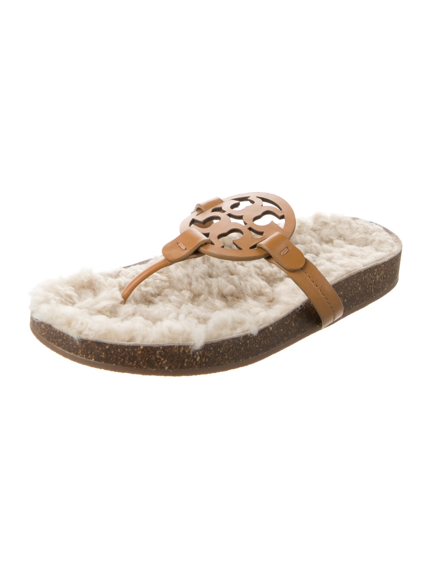 Tory Burch Leather Flip Flops