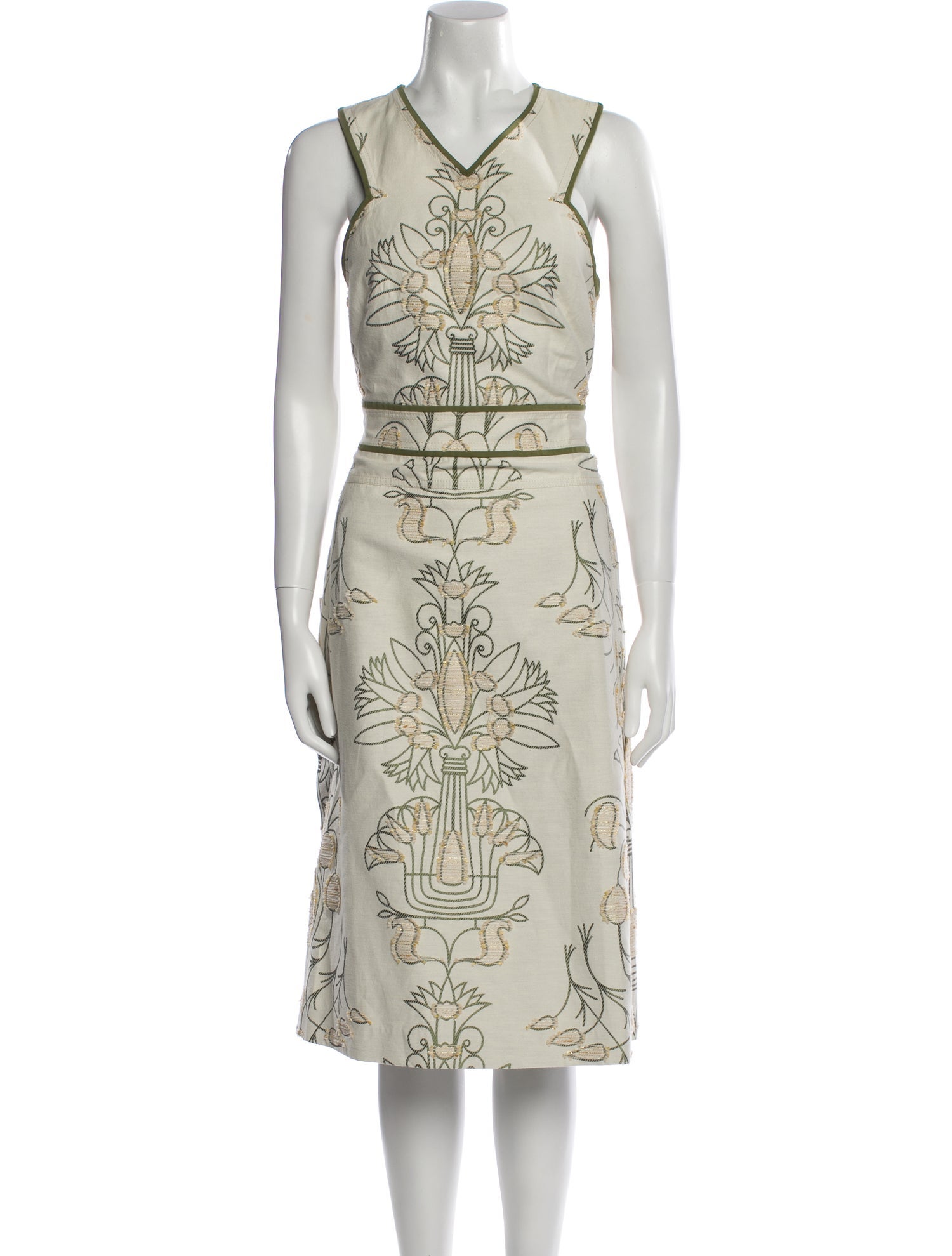 Tory Burch Printed Knee-Length Dress