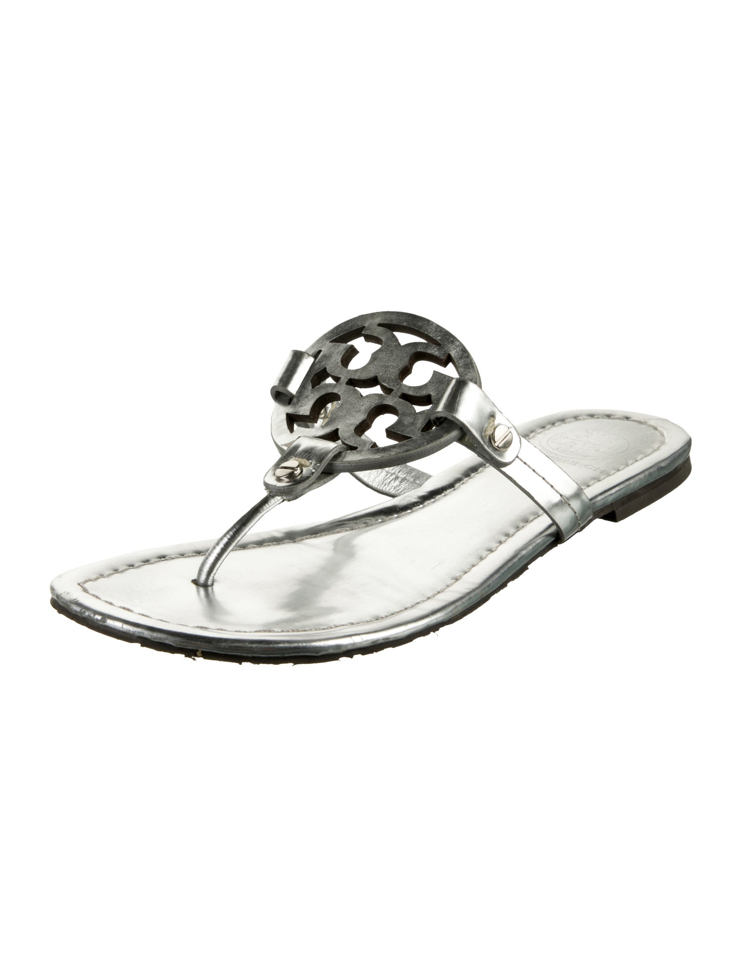 Tory Burch Leather Slides
