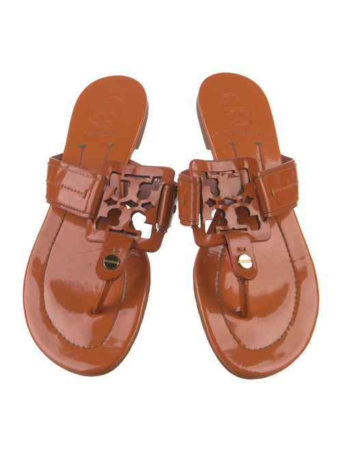 Tory Burch Patent Leather Slides