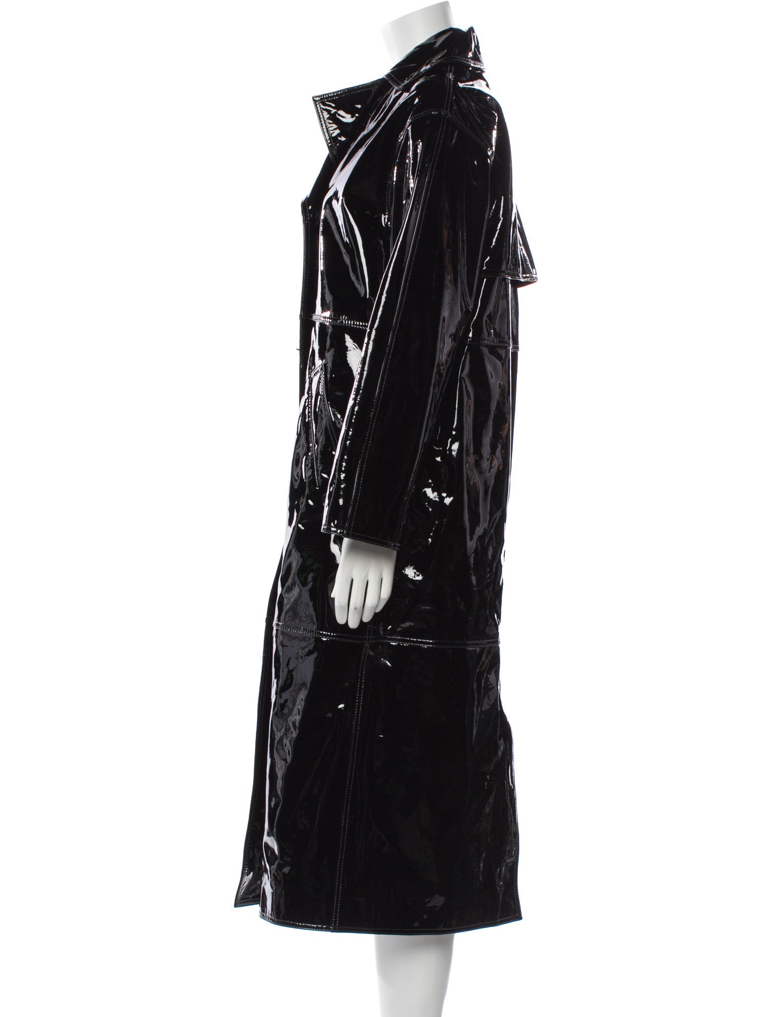 Tory Burch Lamb Leather Trench Coat