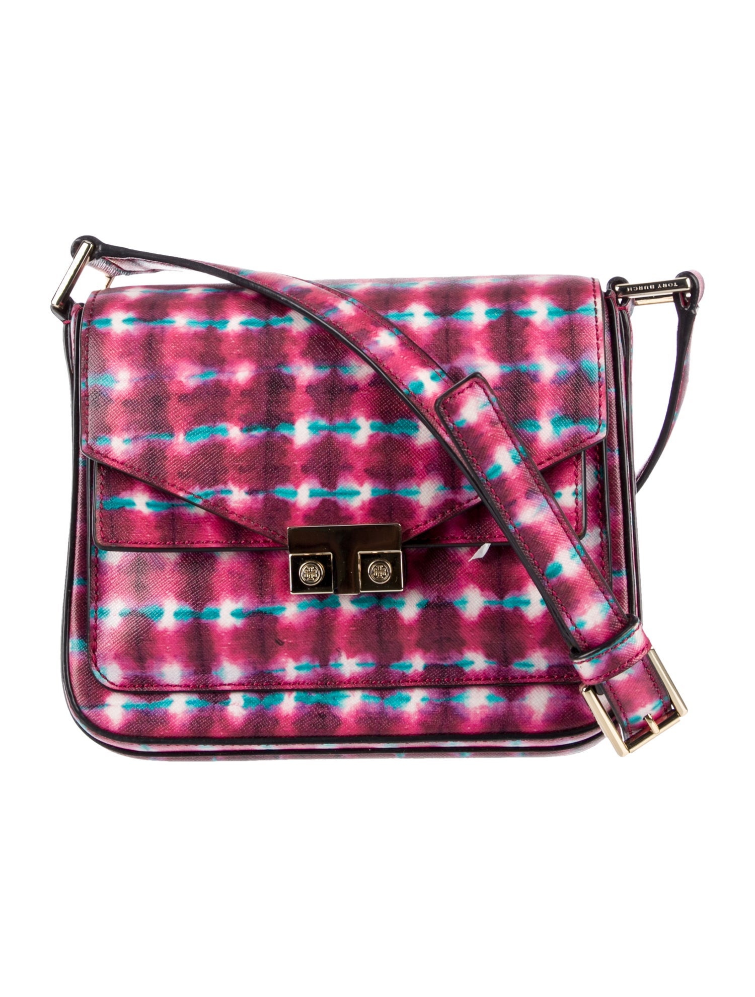 Tory Burch Leather Messenger Bag