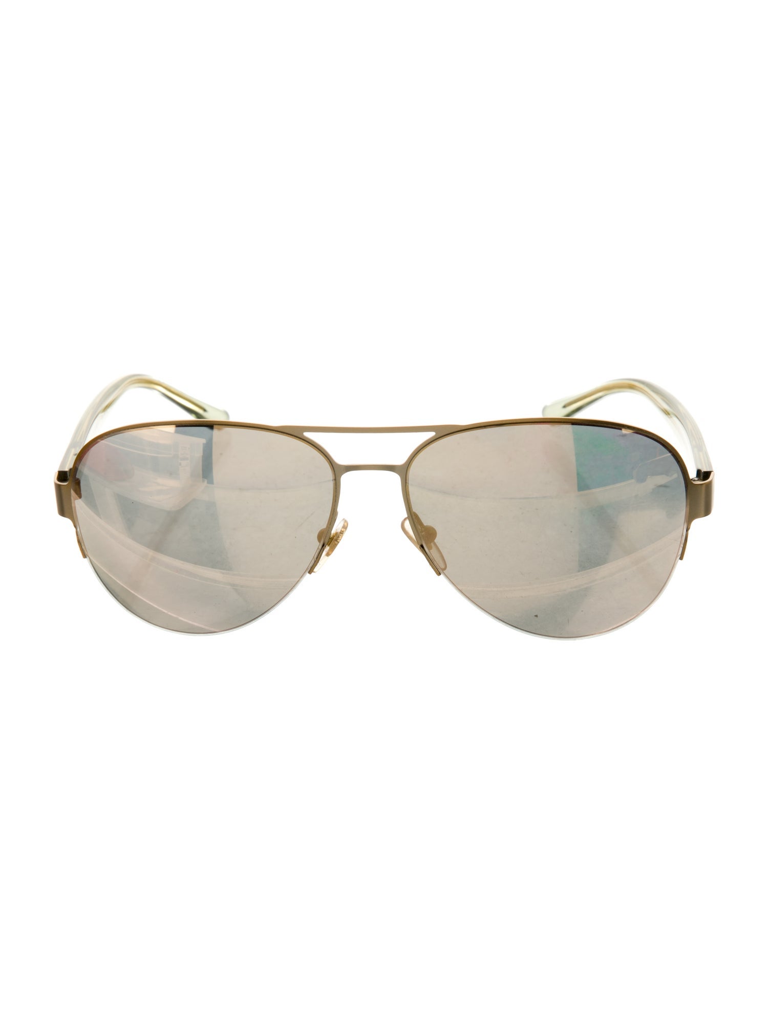 Tory Burch Aviator Mirrored Sunglasses