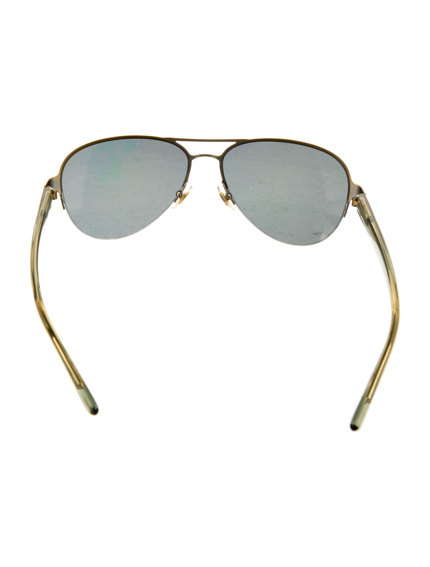Tory Burch Aviator Mirrored Sunglasses