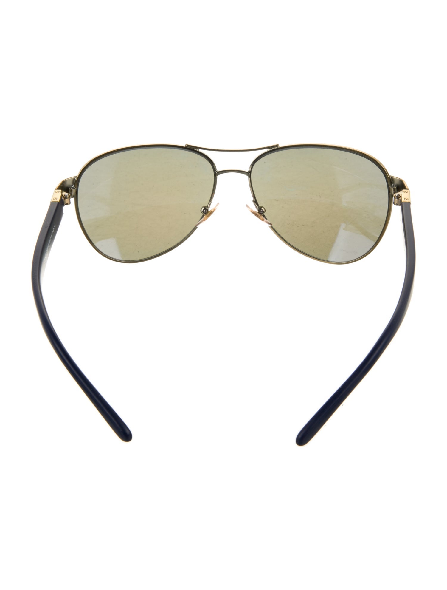 Tory Burch Aviator Mirrored Sunglasses