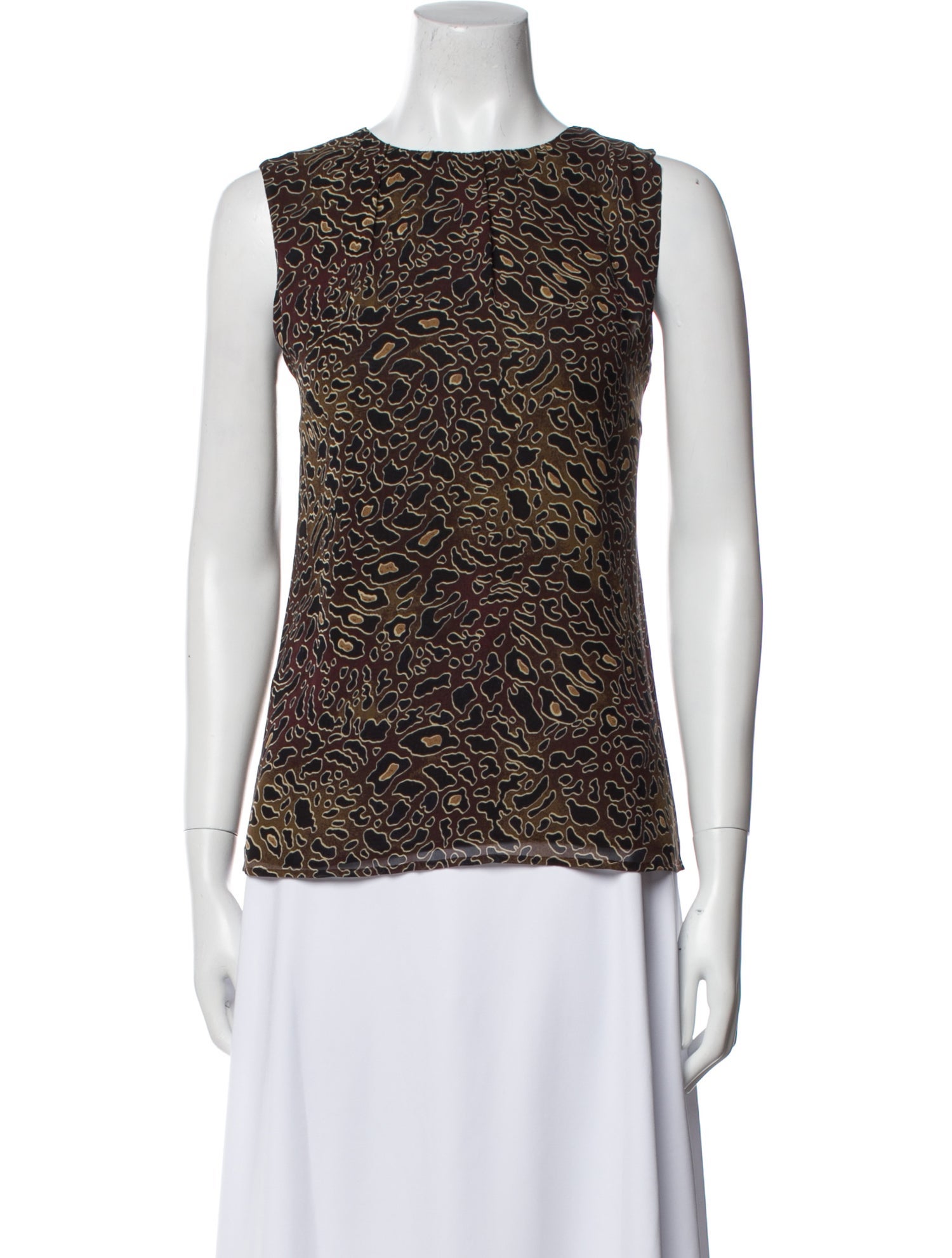 Tory Burch Silk Printed Top