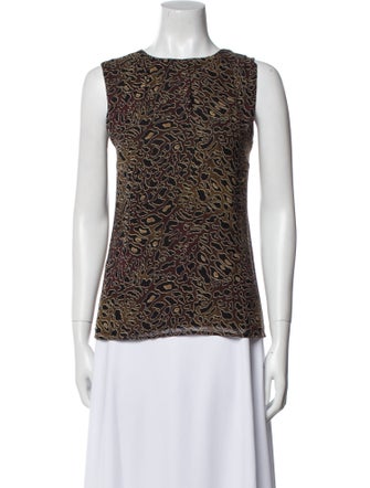 Tory Burch Silk Printed Top