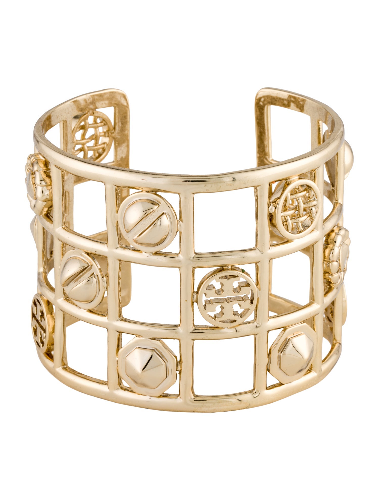 Tory Burch Labyrinth Frame Cuff Bracelet