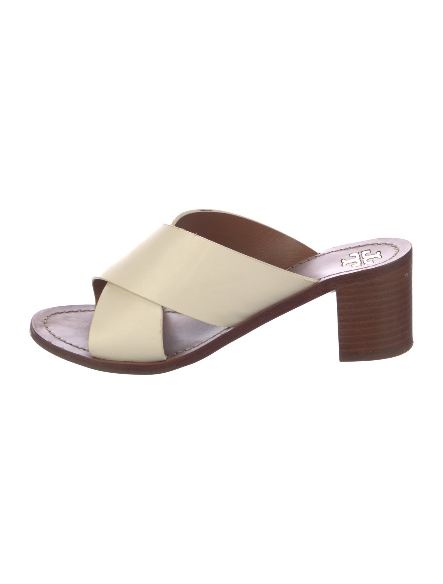 Tory Burch Leather Slides
