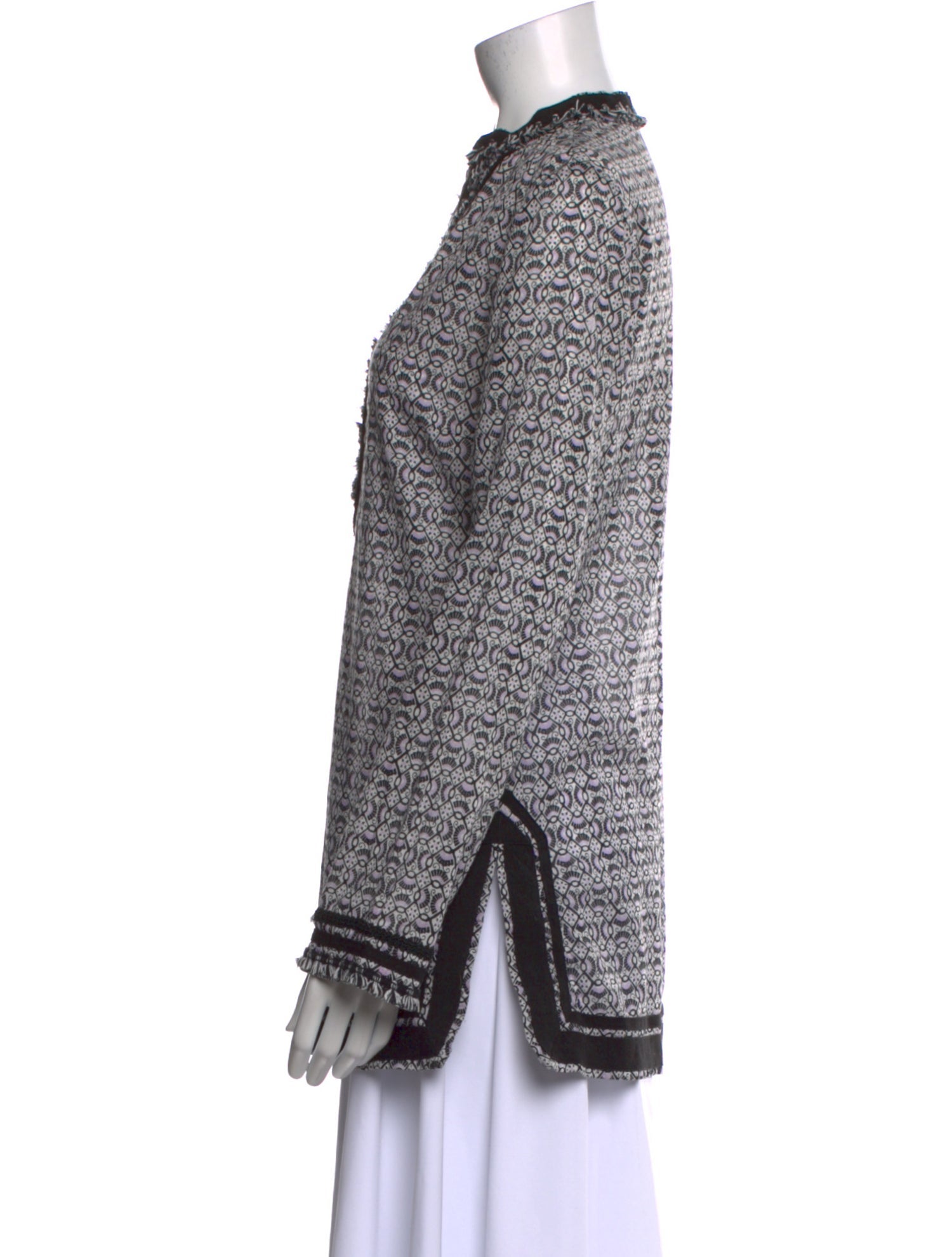 Tory Burch Printed V-Neck Tunic