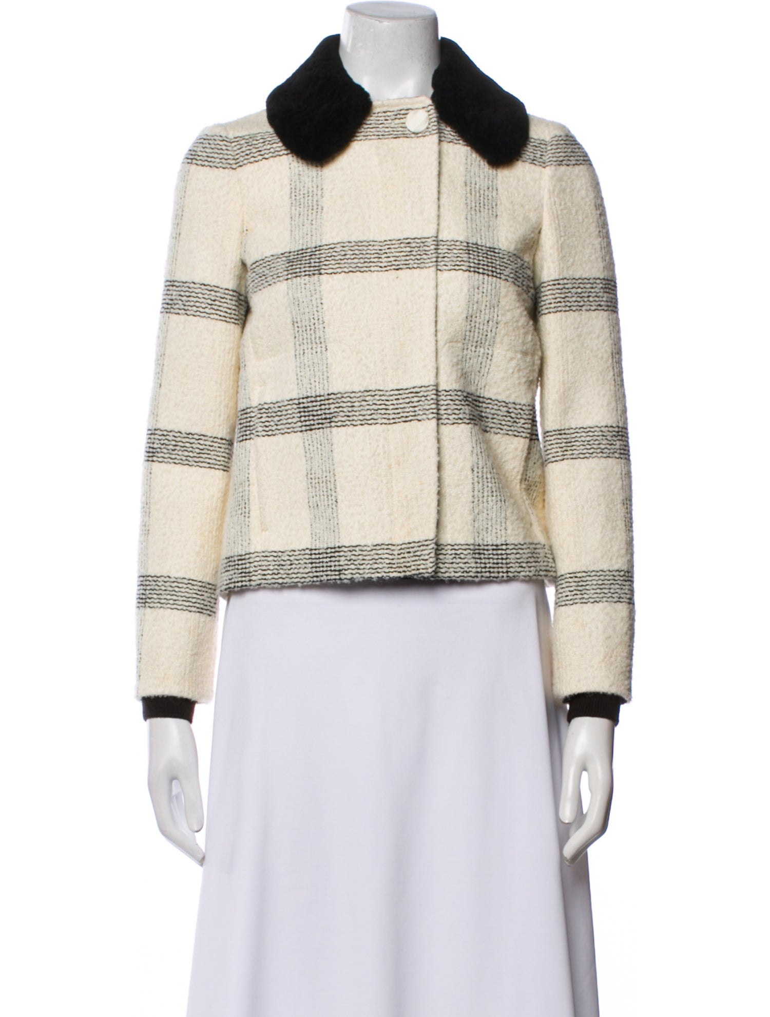 Tory Burch Plaid Print Evening Jacket w/ Tags