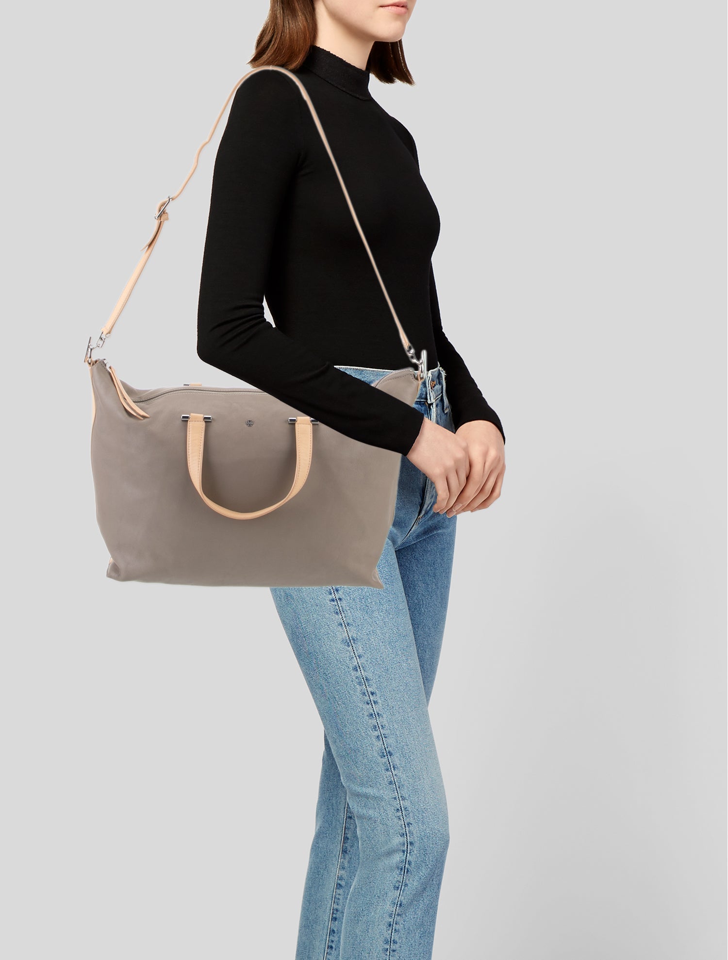 Tory Burch Leather Weekender Bag