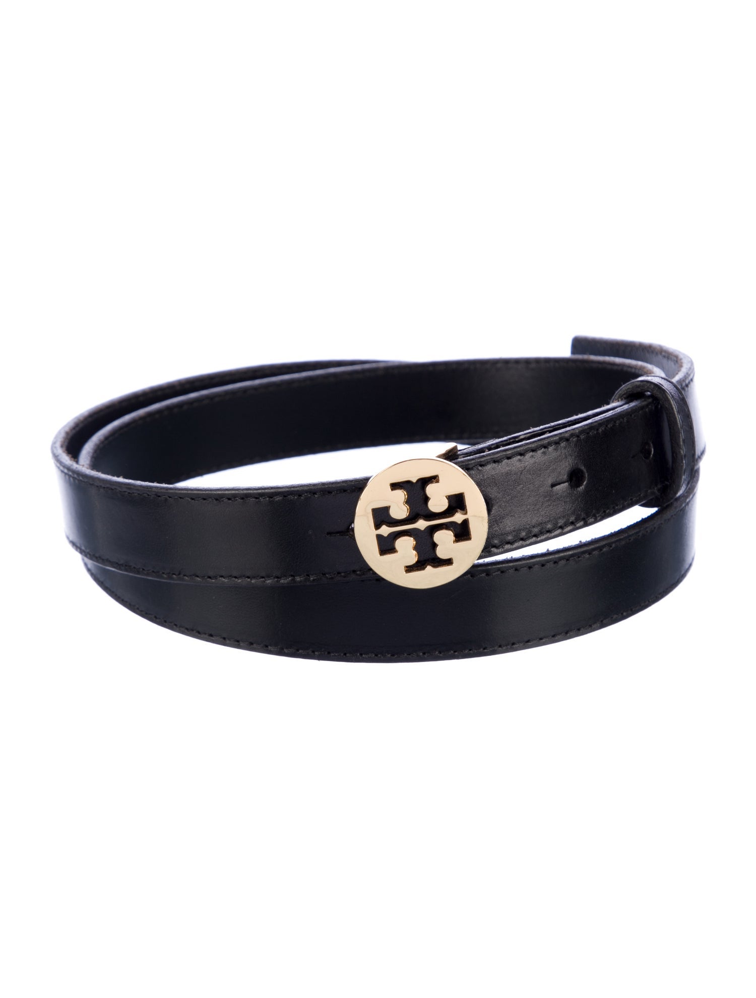Tory Burch Skinny Leather Belt