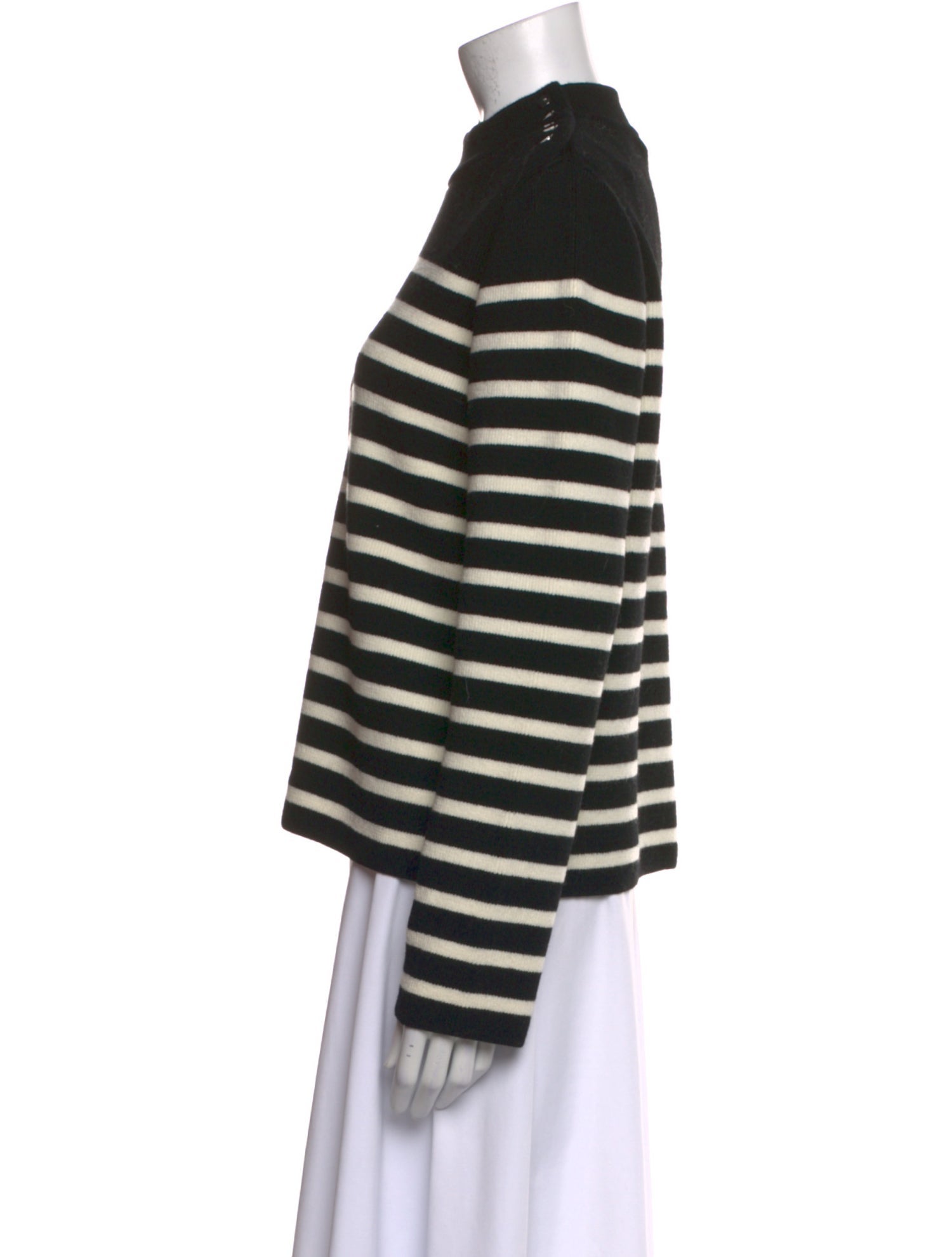 Tory Burch Merino Wool Striped Sweater w/ Tags