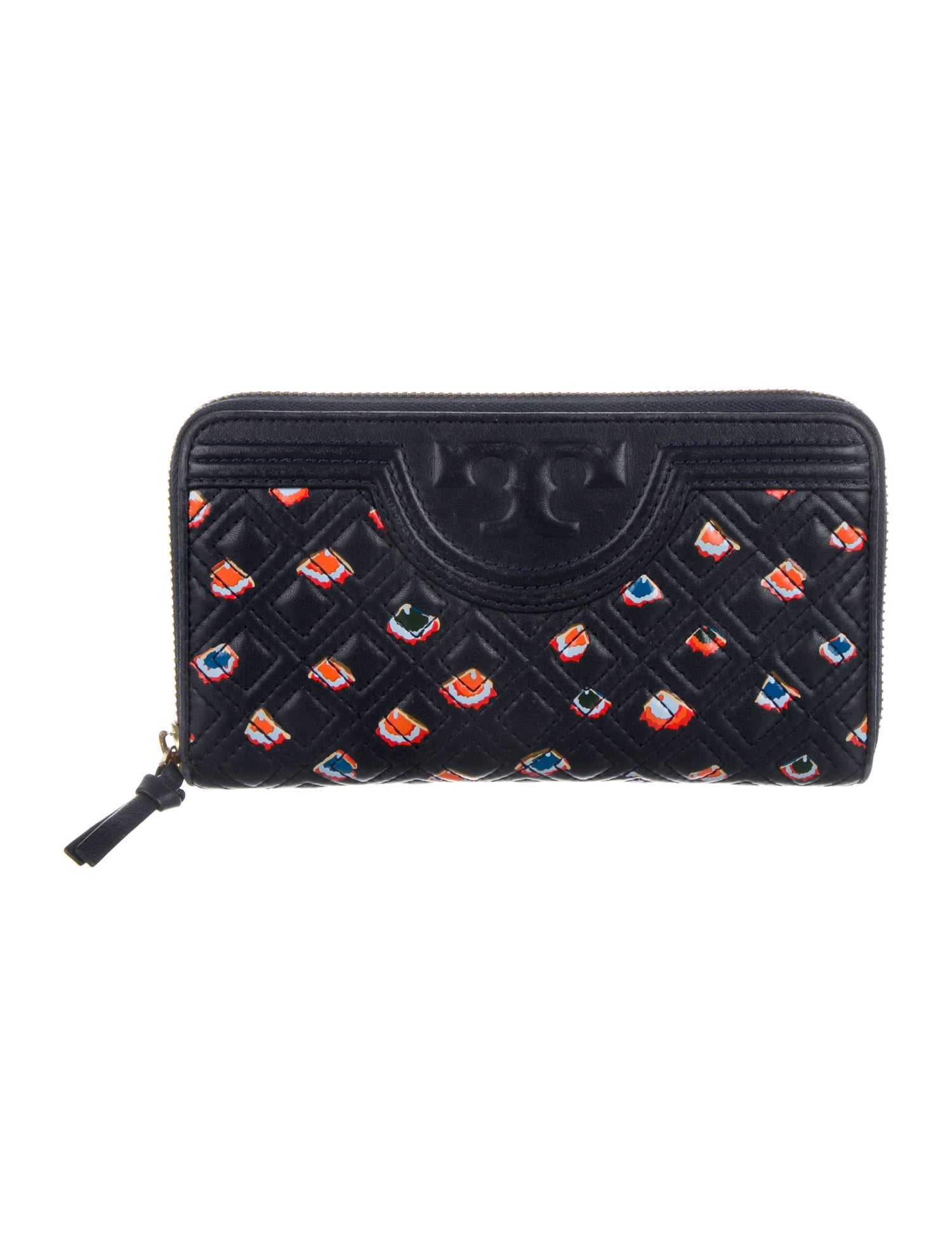 Tory Burch Leather Printed Continental Wallet