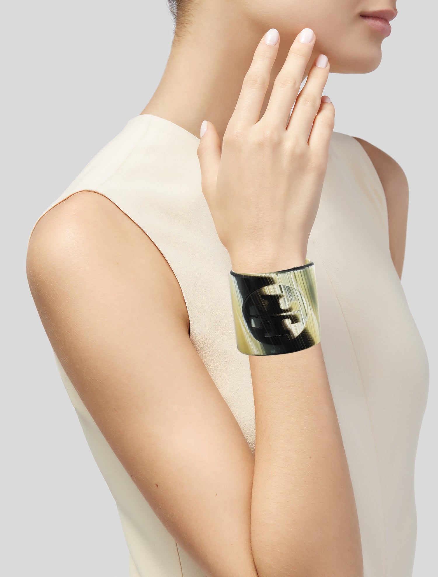 Tory Burch Resin Cuff Bracelet