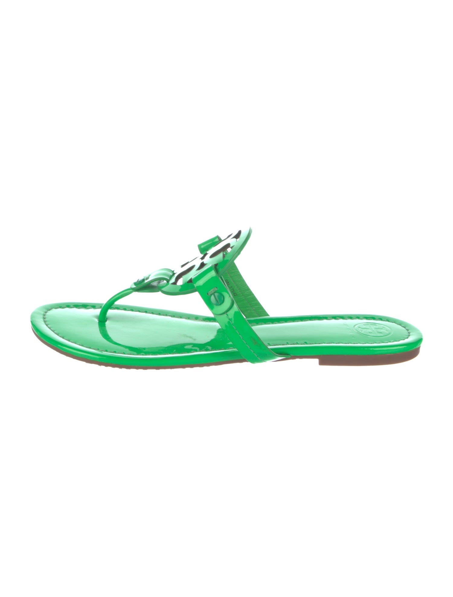 Tory Burch Patent Leather Slides