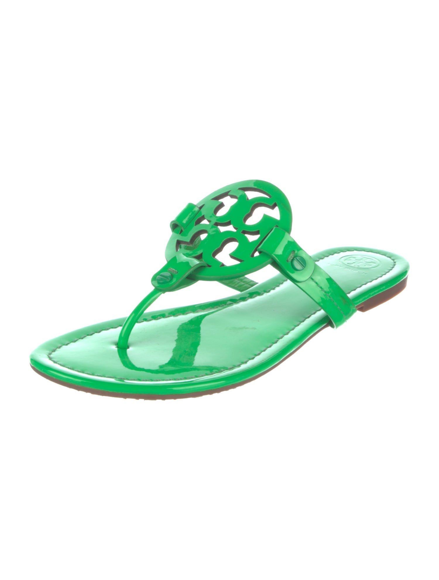 Tory Burch Patent Leather Slides