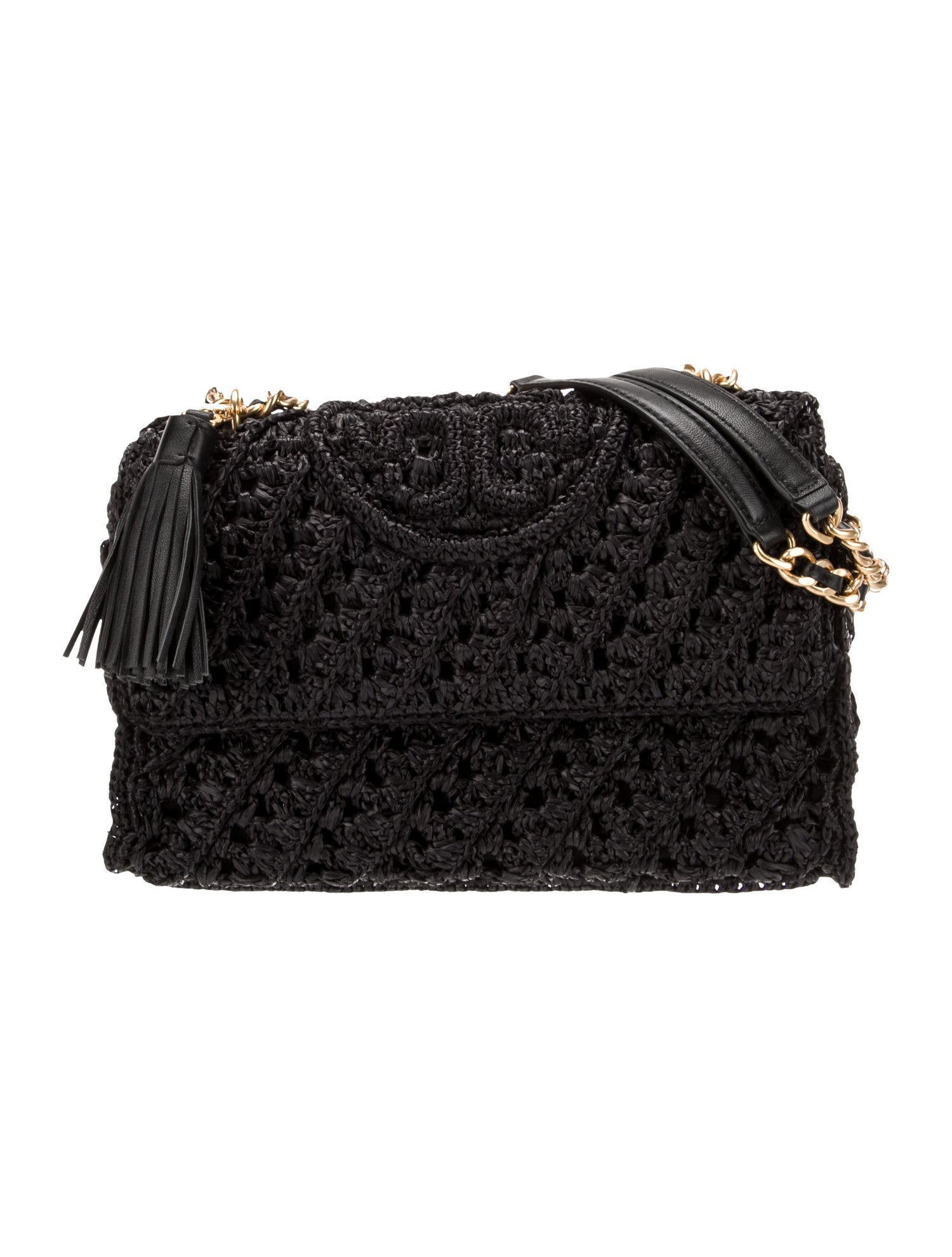 Tory Burch Raffia Shoulder Bag