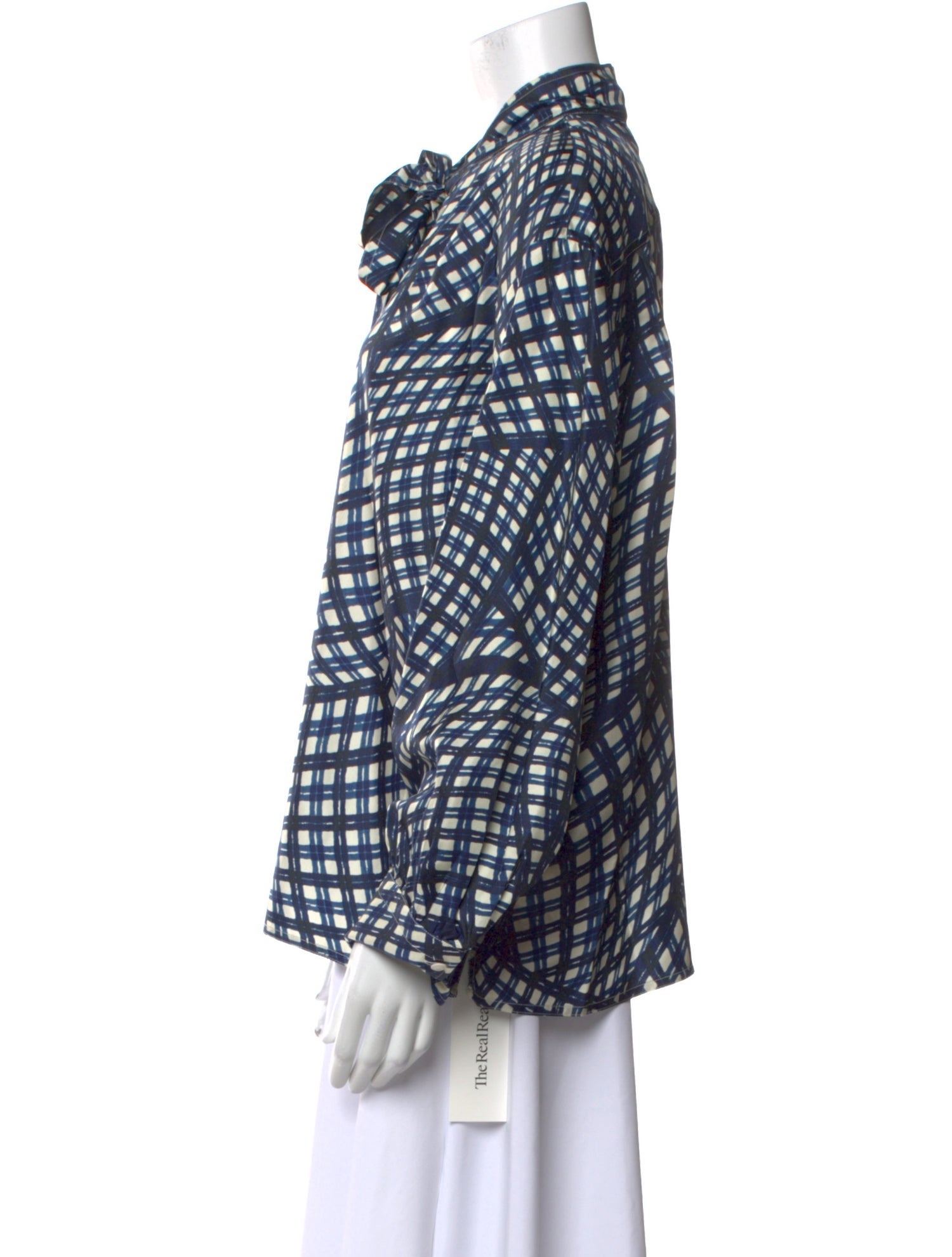 Tory Burch Silk Printed Button-Up Top