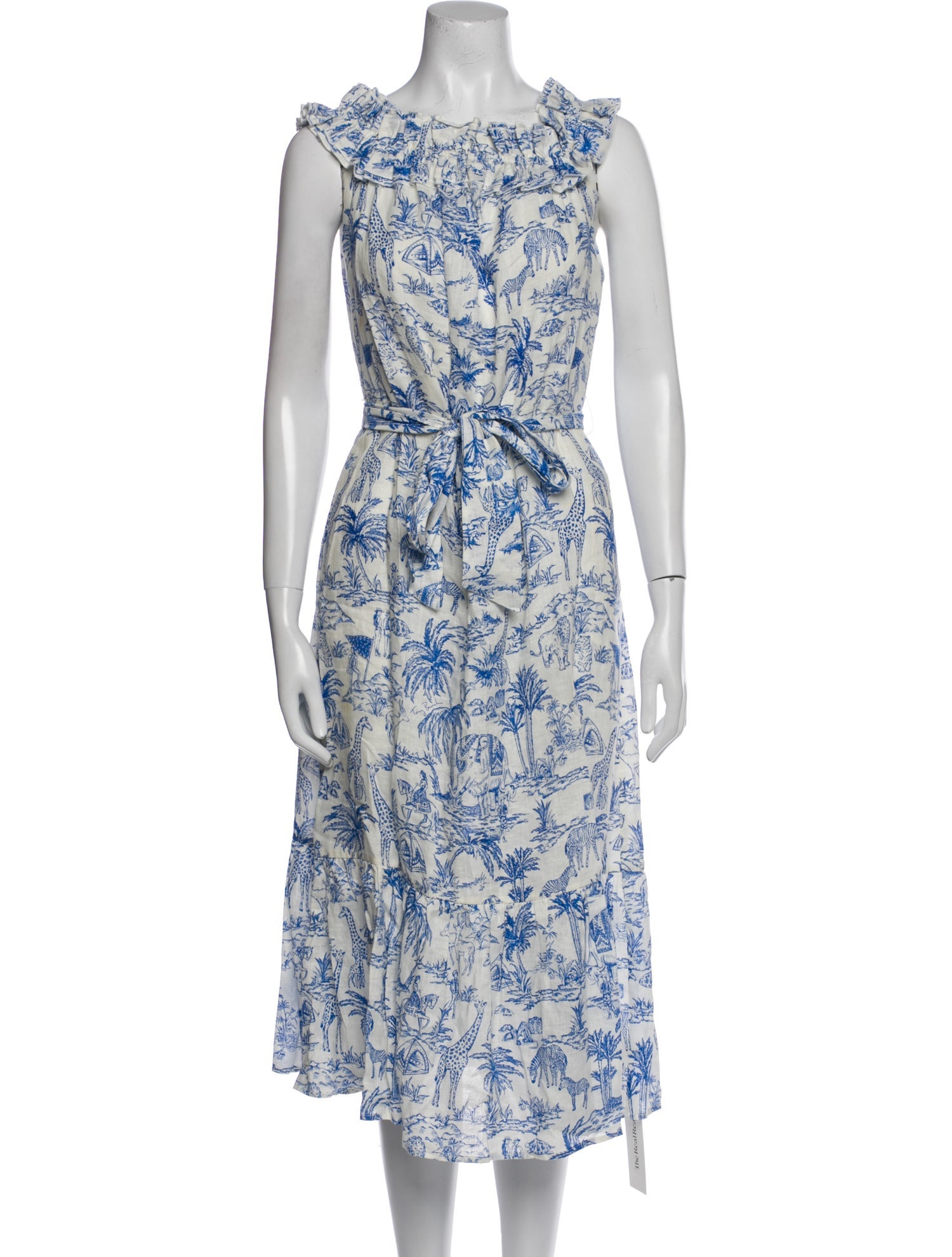 Tory Burch Linen Midi Length Dress - Blue Dresses, Clothing - WTO796680 | The RealReal Tory Burch Linen Midi Length Dress - Blue Dresses, Clothing - WTO796680 | The RealReal