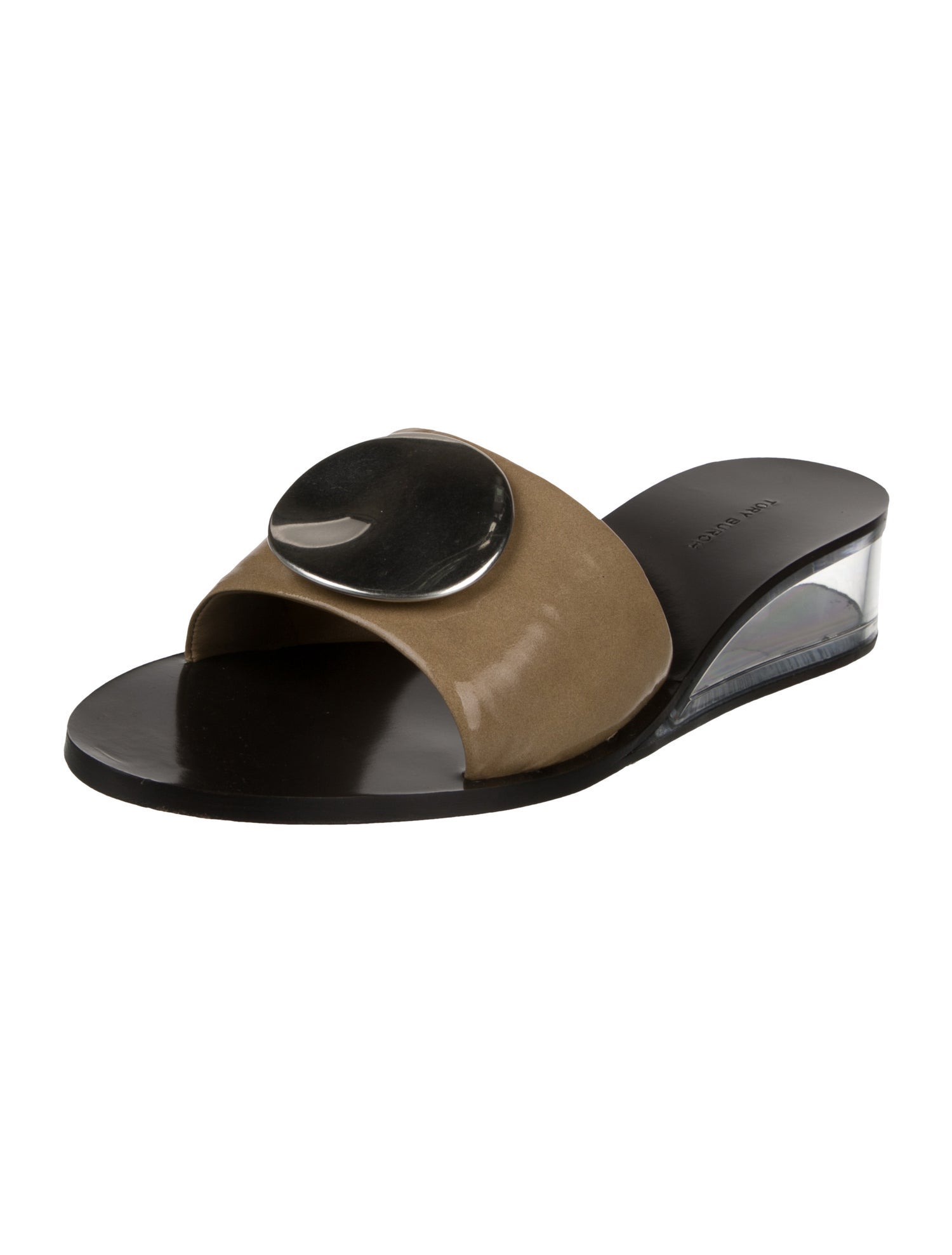 Tory Burch Leather Slides