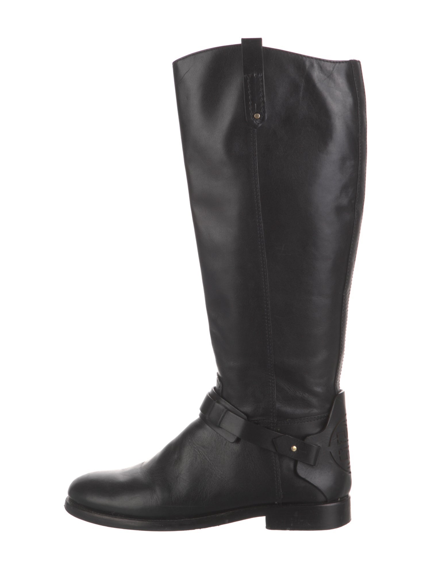Tory Burch Leather Riding Boots