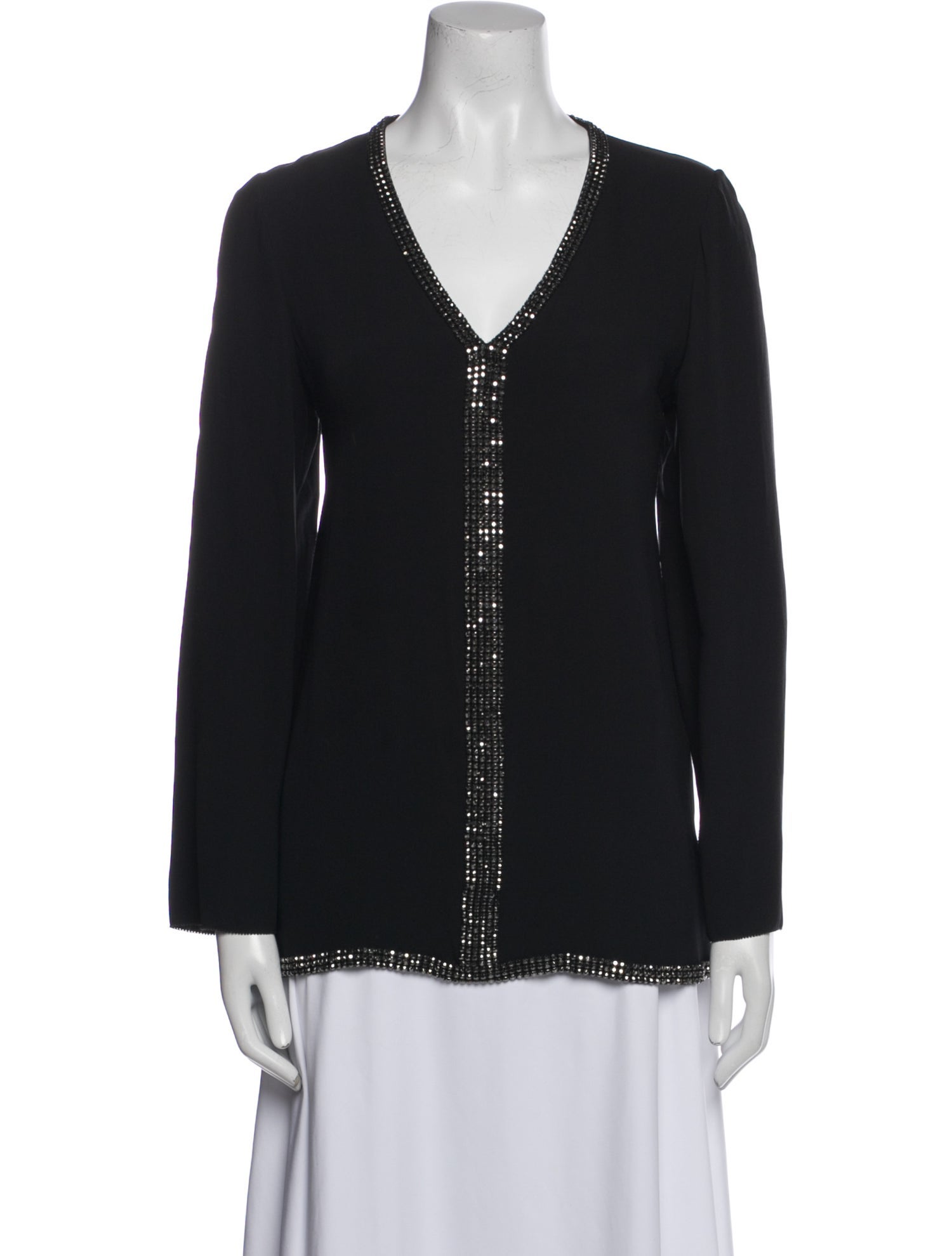 Tory Burch Silk V-Neck Blouse