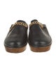 Tory Burch Leather Chain-Link Accents Mules