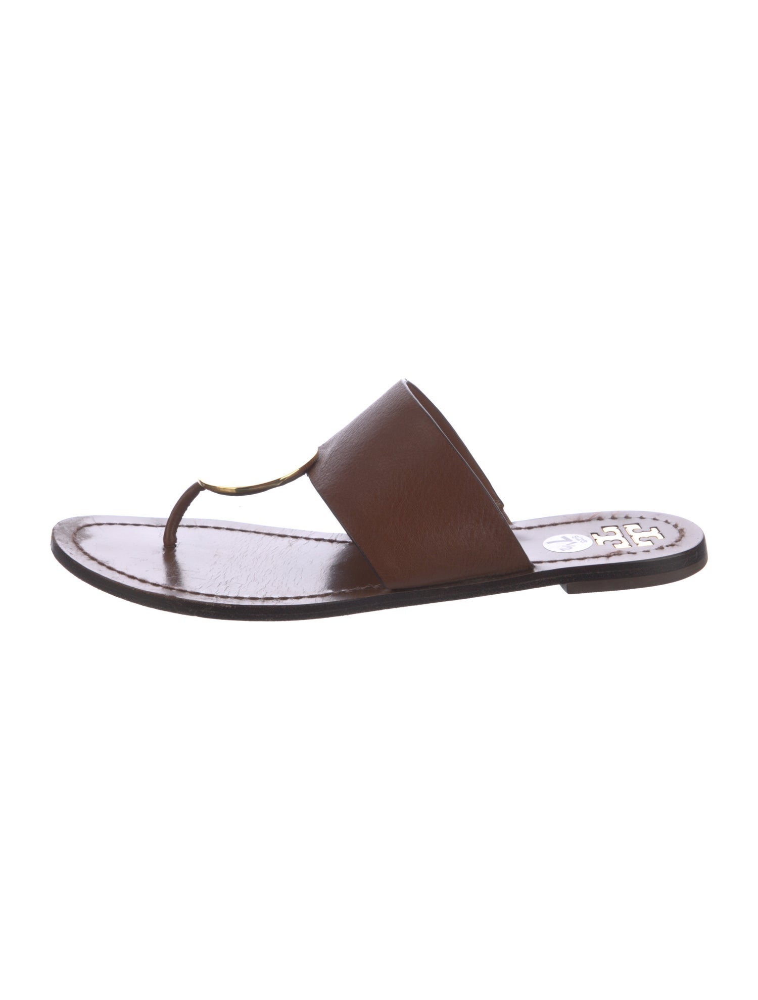 Tory Burch Leather Slides