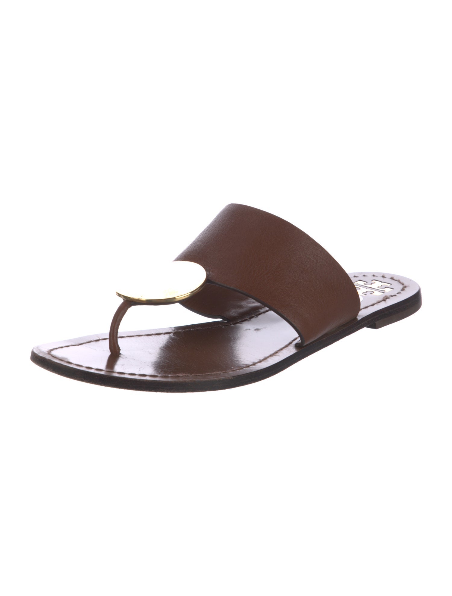 Tory Burch Leather Slides