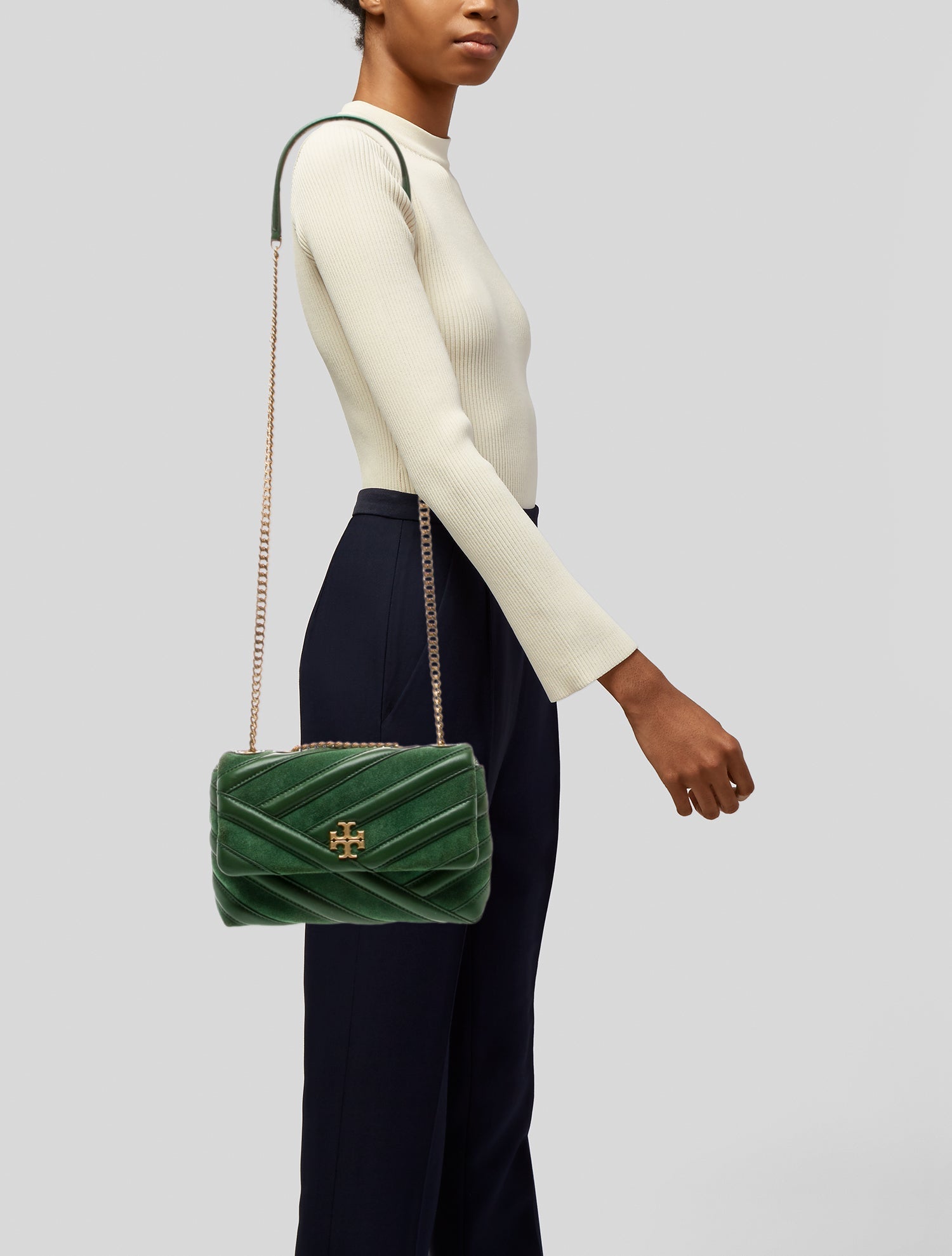 Tory Burch Suede Crossbody Bag