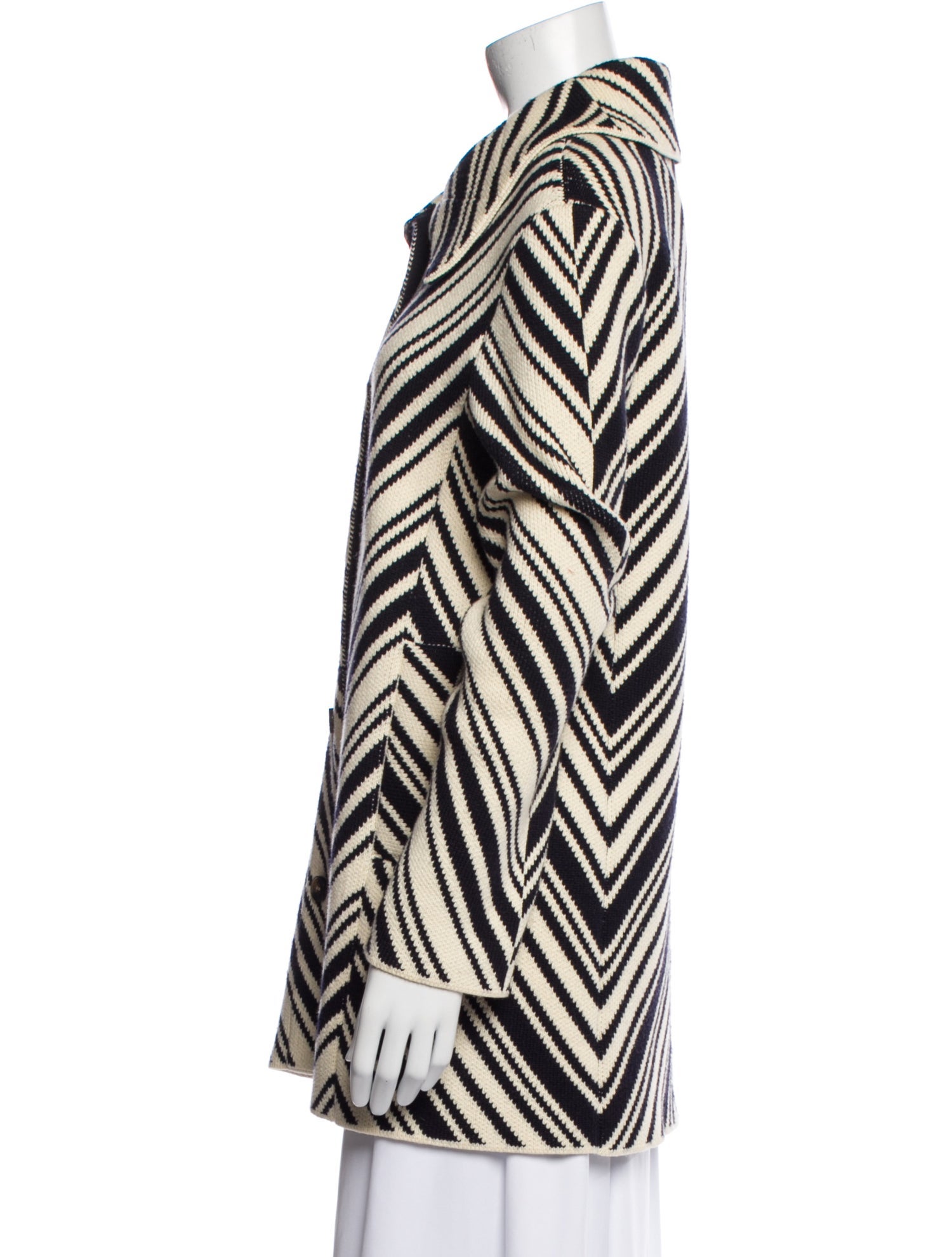 Tory Burch Striped Coat