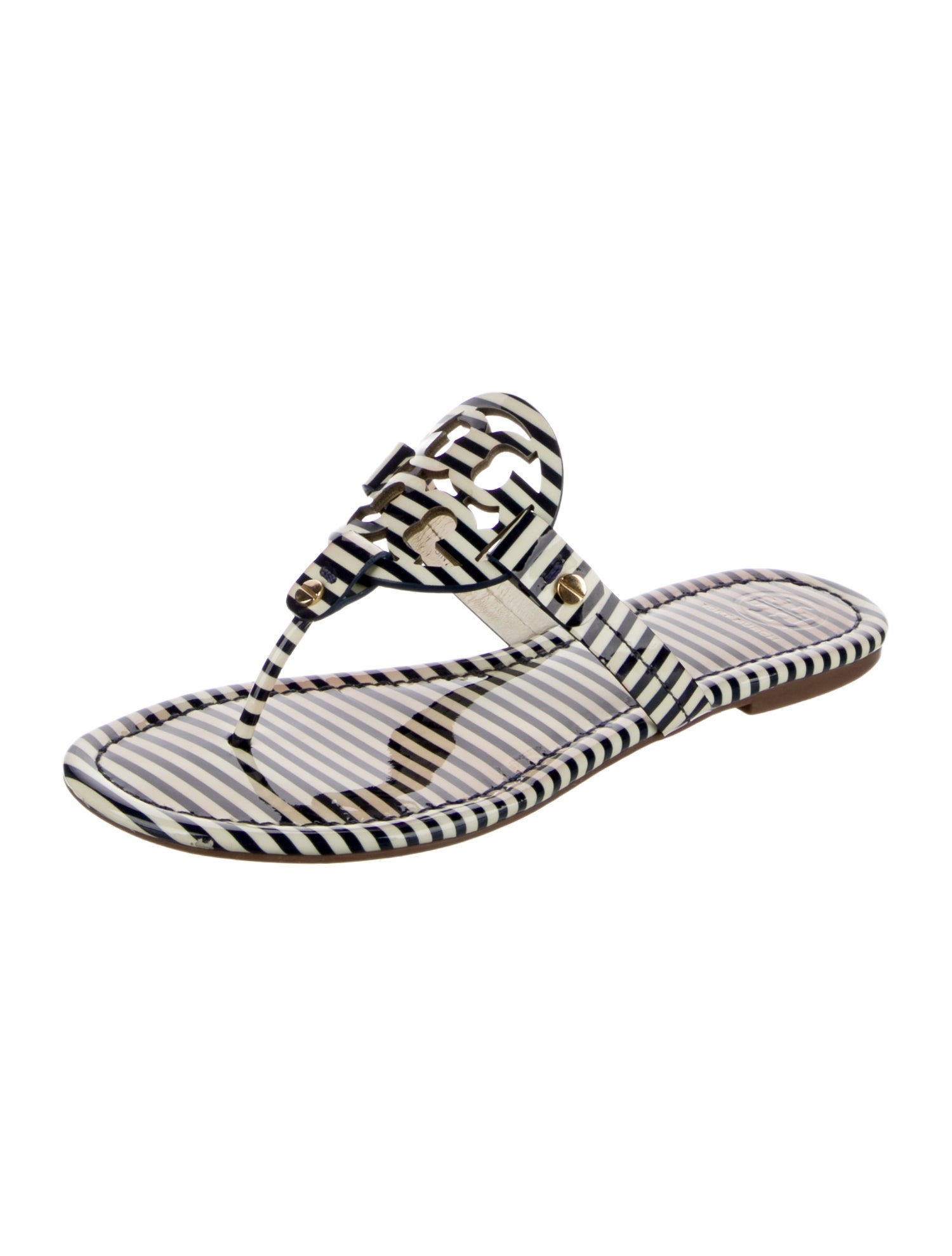Tory Burch PVC Printed Slides
