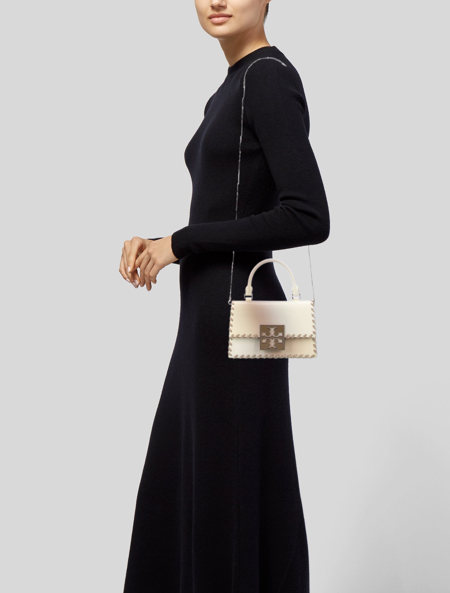 Tory Burch Leather Top Handle Bag