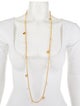 Tory Burch Faux Pearl Station Necklace