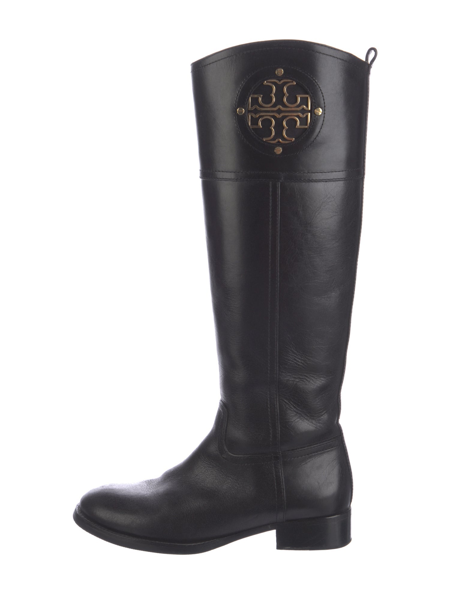 Tory Burch Leather Riding Boots
