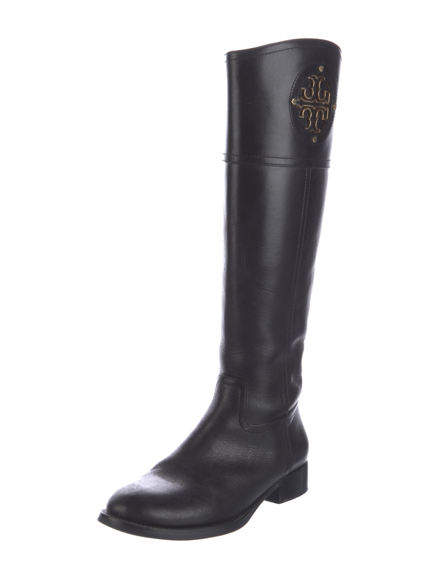 Tory Burch Leather Riding Boots