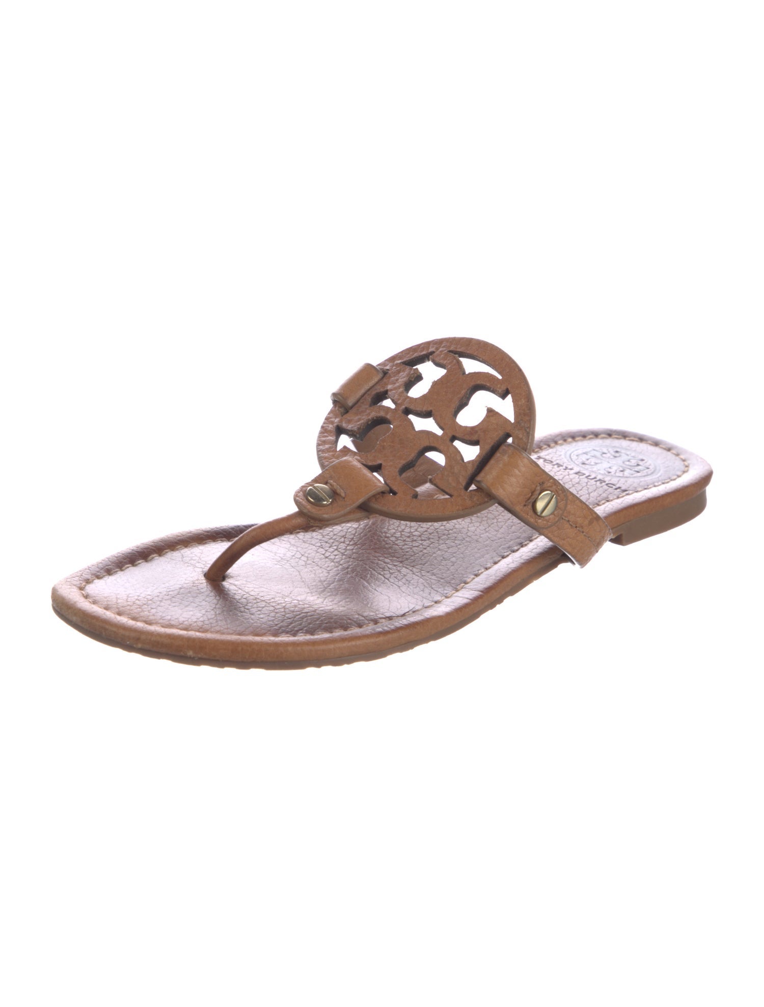 Tory Burch Leather Slides