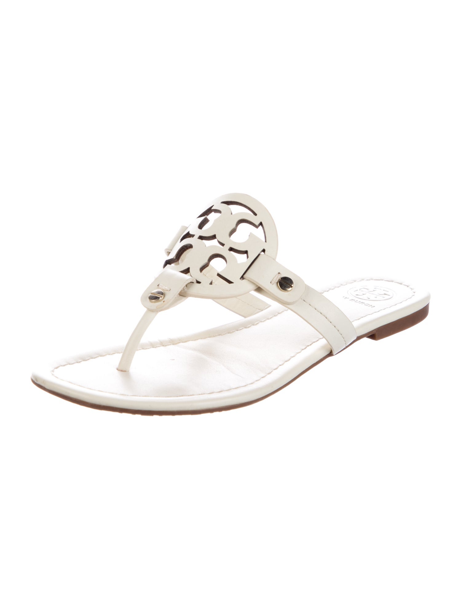 Tory Burch Leather Flip Flops