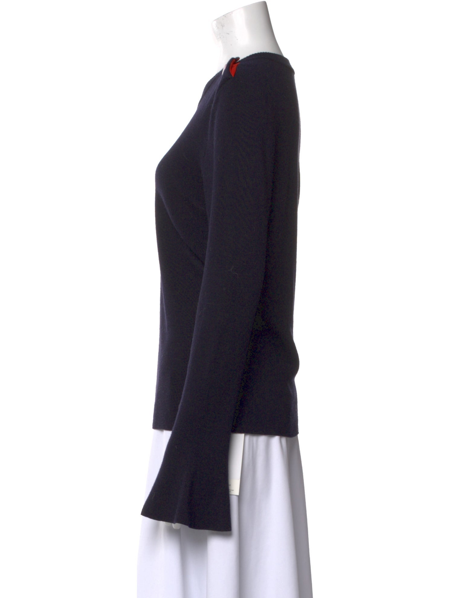 Tory Burch Merino Wool Scoop Neck Sweater