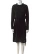 Tory Burch Mock Neck Knee-Length Dress
