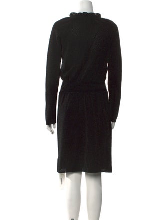 Tory Burch Mock Neck Knee-Length Dress