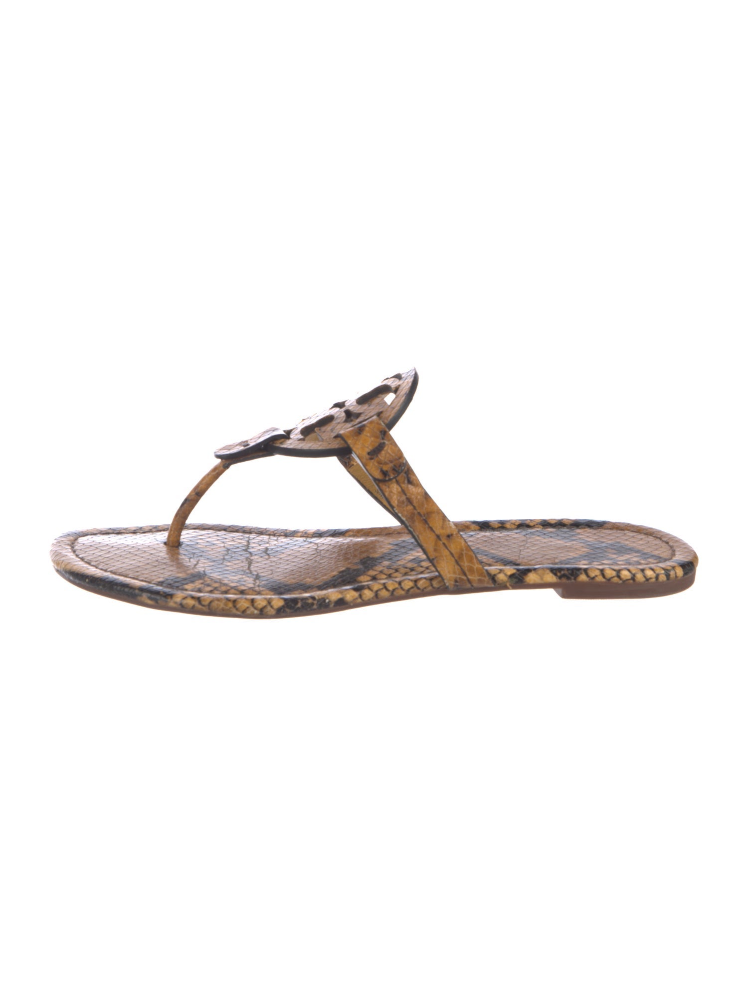 Tory Burch Leather Animal Print Espadrilles