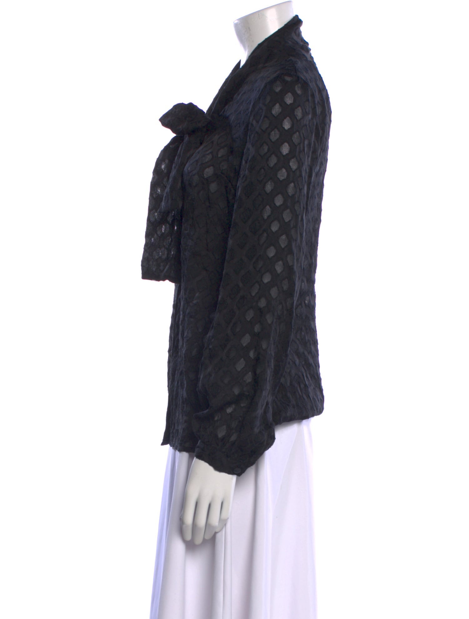 Tory Burch Silk Long Sleeve Blouse