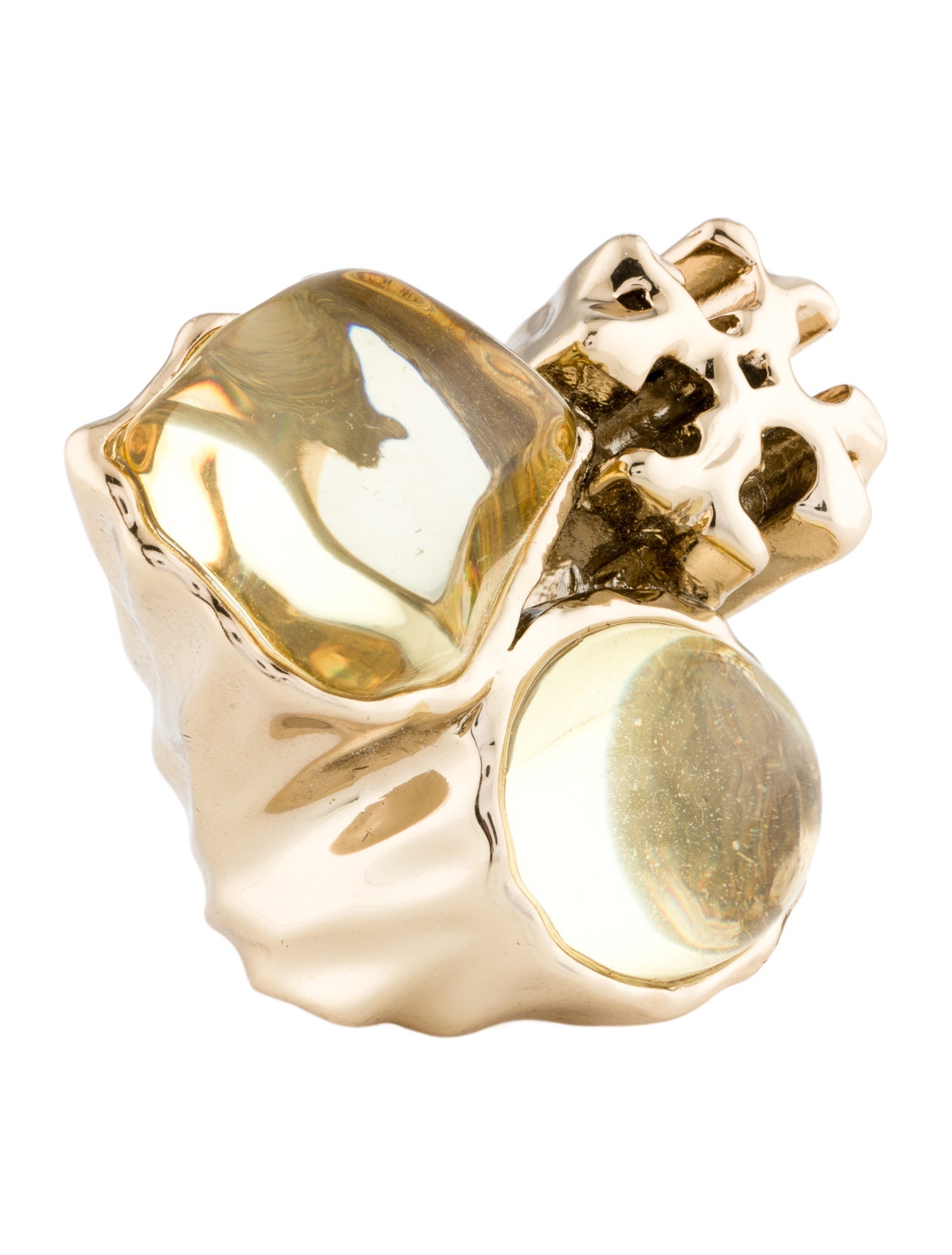 Tory Burch Roxanne Resin Statement Cocktail Ring