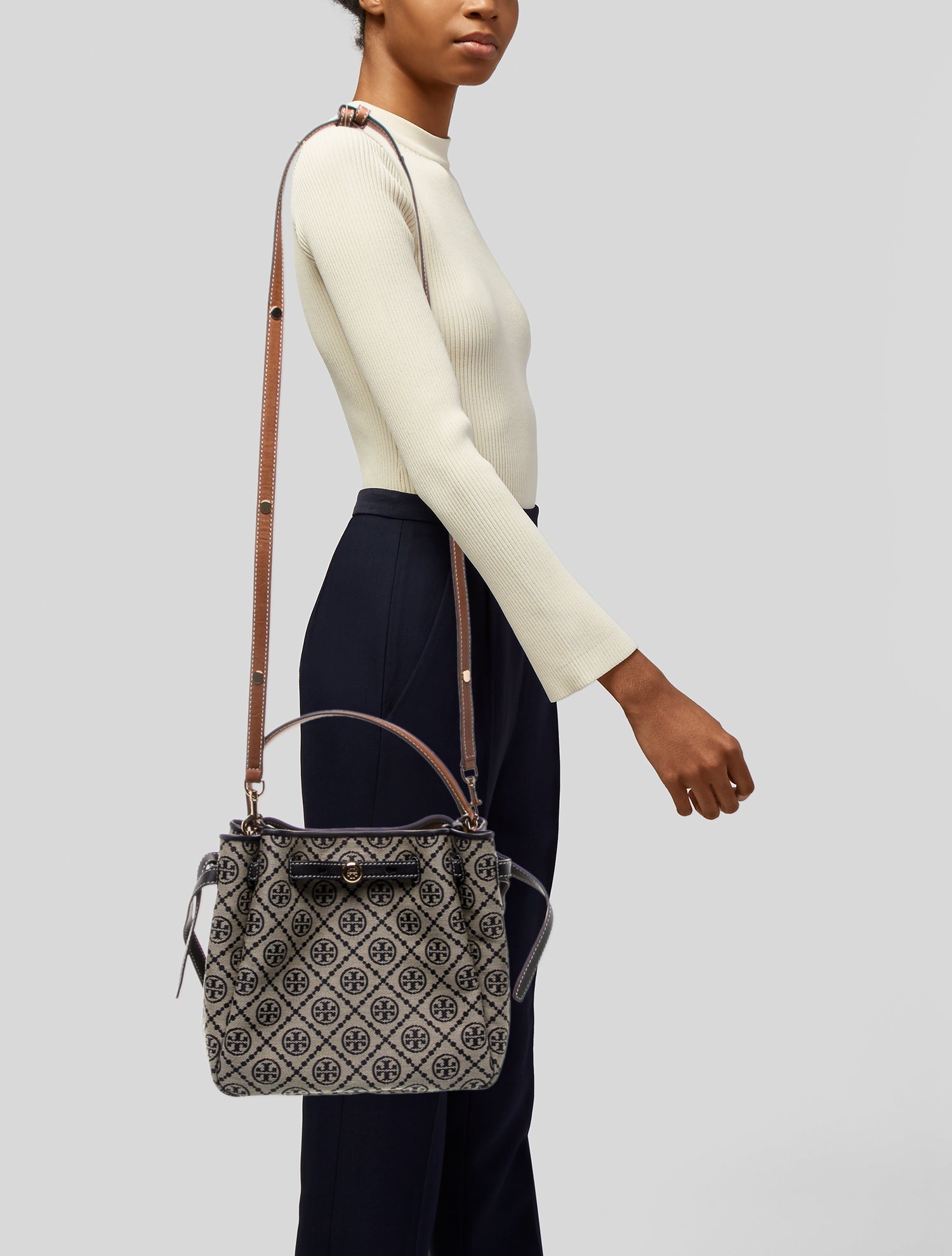 Tory Burch Canvas Shoulder Bag